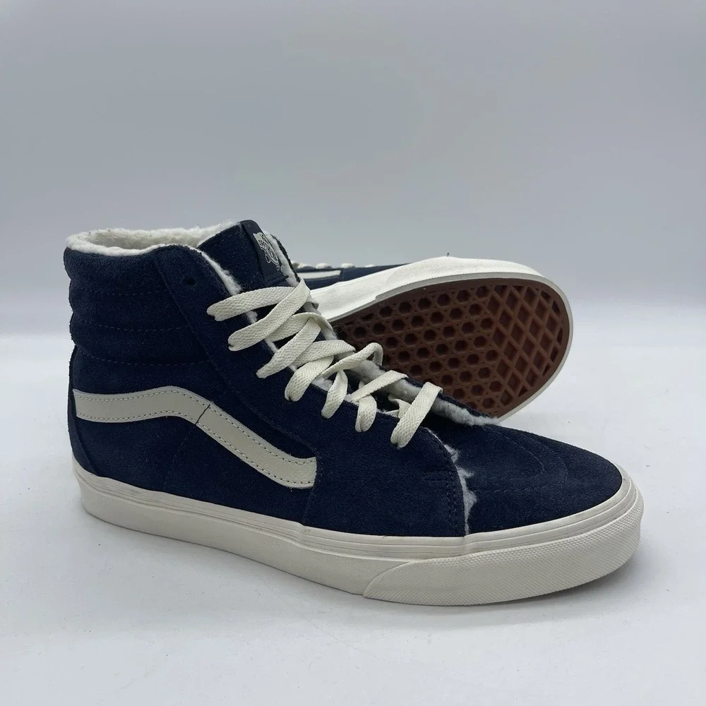 VANS Sk8-Hi Cozy Hug 508731 Men's Size 7.5 / Women's 9 Shoes Parisian Night Blue